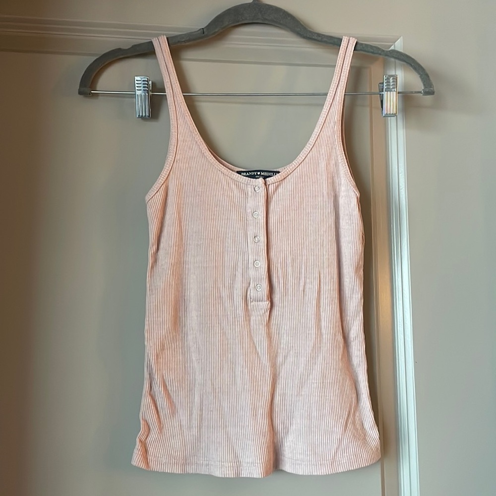 brandy melville pink top